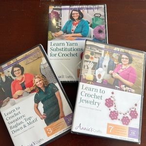 Three new DVD crochet classes with top designer Robyn Chachula!